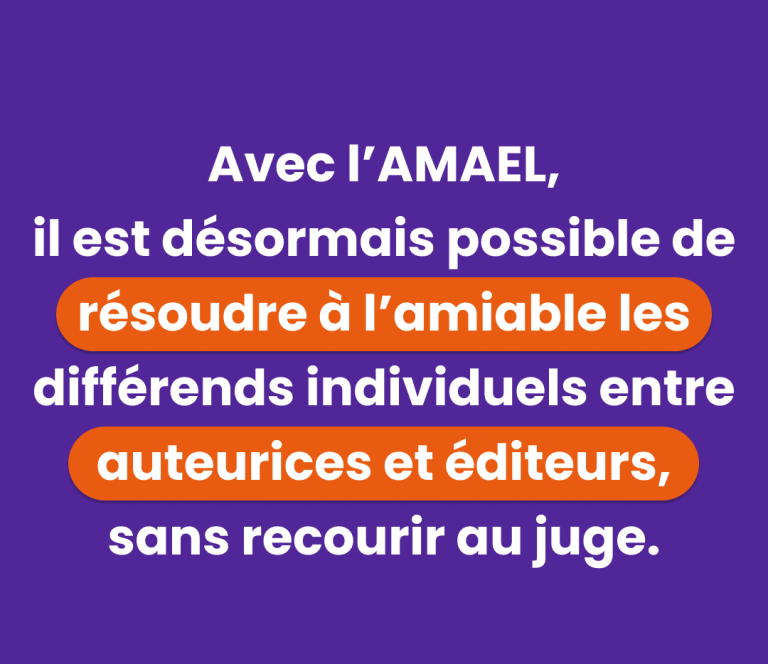 Avec l’AMAEL, les auteurs et éditeurs de livres se dotent d’une instance de médiation
