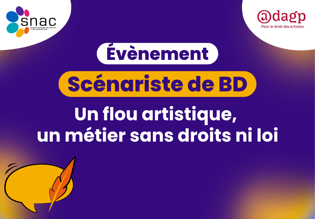 Journée sur le métier de scénariste BD 23/09/2026